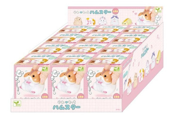 Adorabile Hamster Yawamochi Morbido Giocattolo da Collezione, Set 12 Pezzi