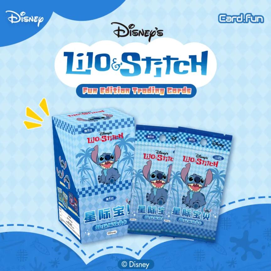 Display Card Fun Disney 100 Lilo & Stitch Edizione Divertente 10 Bustine Collezione Speciale