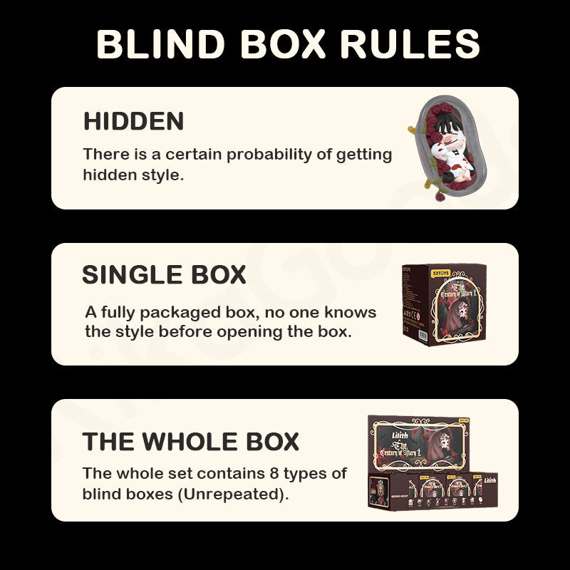 Lilith The Century of Mary I Blind Box: Misteriose Figure da Collezione 52Toys