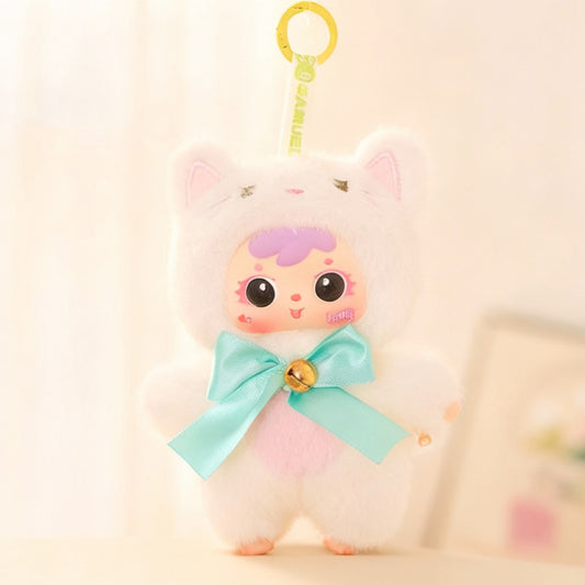 Adorabili Gatti Peluche Samuel: Scatola a Sorpresa Festa, Morbide Figure da Collezione