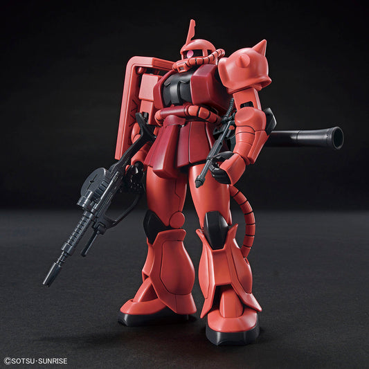 GUNDAM - HGUC 1/144 Gunpla 40th MS-06S Zaku II - Kit di Modello