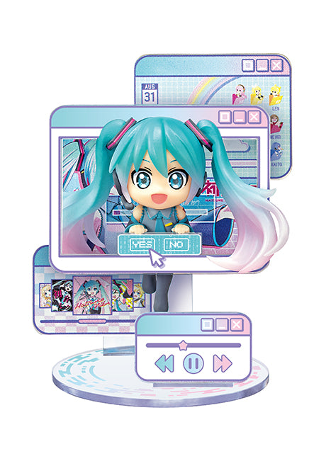 Collezione di Figure Hatsune Miku Finestra Cantante Virtuale da Scrivania