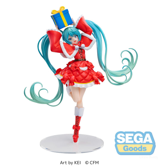 Statuetta Hatsune Miku Luminasta Edizione Natalizia 2024, Serie Speciale Vocaloid