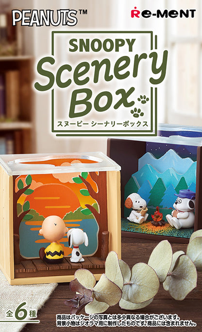 Snoopy Scenery Box Re-Ment: Diorami da Collezione Peanuts con Scenari Incantevoli