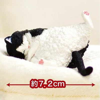 Figure Gatto Assonnato Collezione Ale - Giocattolo Miniature Giapponesi Adorabili
