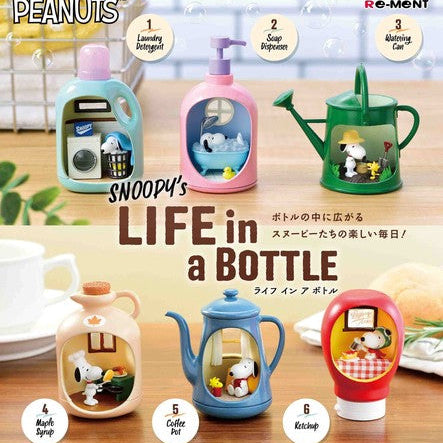 Snoopy Re-MeNT Peanuts Bottle Figure da Collezione Miniature