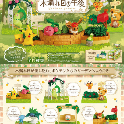 Giardino Pokémon: Scena Pomeridiana con Raggi di Sole, Set Miniature da Collezione