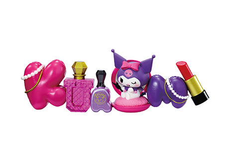 Adorabile Collezione Kuromi Words Re-Ment: Minifigure Sanrio con Gomma da Masticare