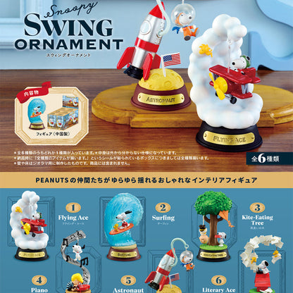 Re-Ment Snoopy Swing Ornament Figure da Collezione Peanuts Blind Box
