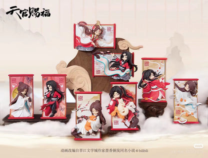 Set Display 8 Mini Figure Heaven Official's Blessing Gong Fu Jing Juan 13cm