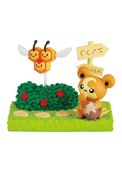 Giardino Pokémon: Scena Pomeridiana con Raggi di Sole, Set Miniature da Collezione