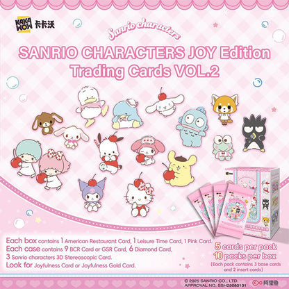 Kakawow Sanrio Characters Joy Edition Vol.2: Display 10 Buste Carte Collezionabili Esclusive