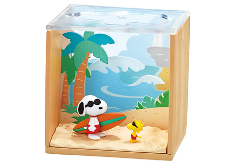 Snoopy Scenery Box Re-Ment: Diorami da Collezione Peanuts con Scenari Incantevoli