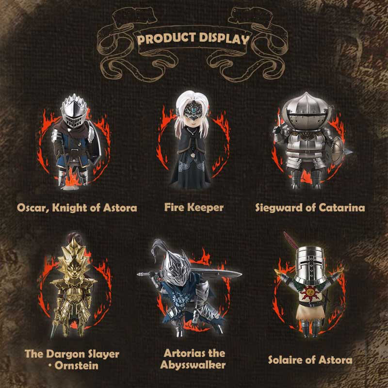 Dark Souls Serie 1 Blind Box: Miniature da Collezione, Personaggi Misteriosi, Regalo Perfetto per Fan