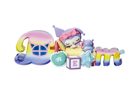 Adorabile Collezione Kuromi Words Re-Ment: Minifigure Sanrio con Gomma da Masticare