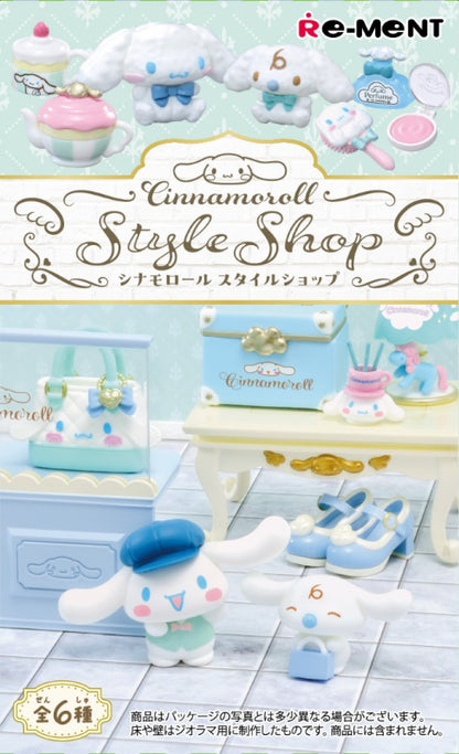 Re-Ment Sanrio Cinnamoroll Style Shop: Negozio in Miniatura per Collezione con Accessori Adorabili
