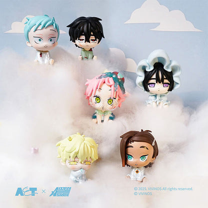 Set Display 6 Mini Figure PVC Alien Stage Baby Series Blind Box 6cm