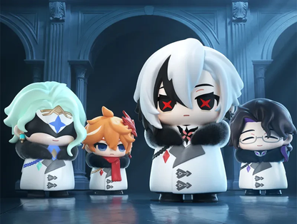 Set Display 9 Mini Figure PVC Genshin Impact Fatui Harbingers Blind Box 7cm