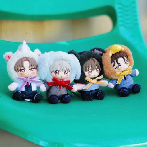 Set Display 6 Peluche The Falling Merman Blind Box 10cm
