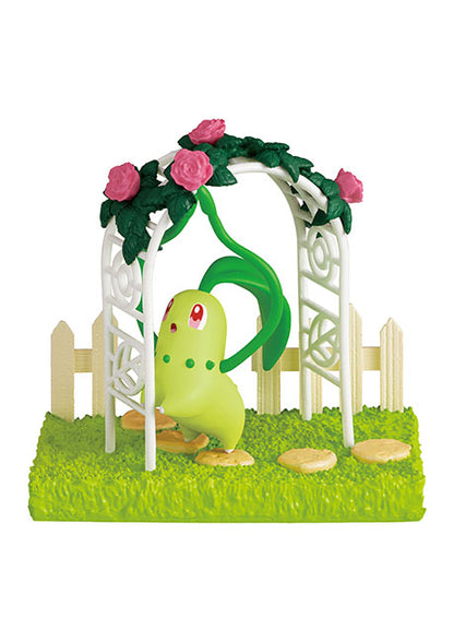 Giardino Pokémon: Scena Pomeridiana con Raggi di Sole, Set Miniature da Collezione