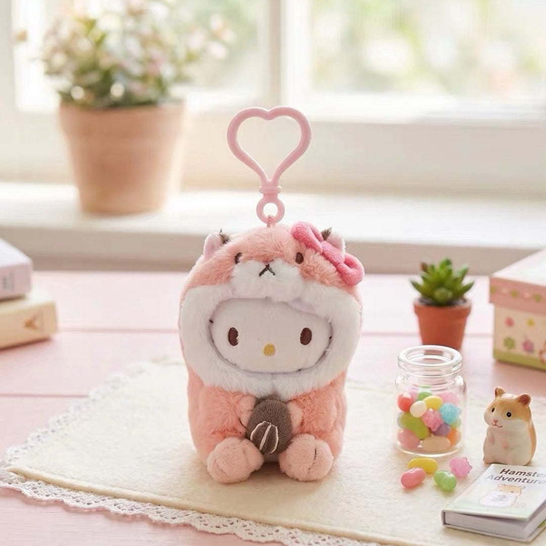 Sanrio Hamster - peluche charm/portachiavi