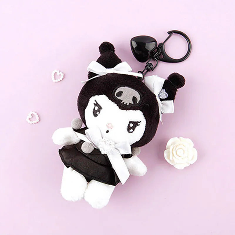 Sanrio Black Heart - peluche charm/portachiavi