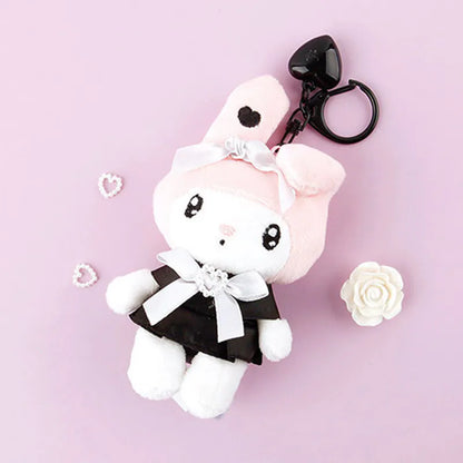 Sanrio Black Heart - peluche charm/portachiavi