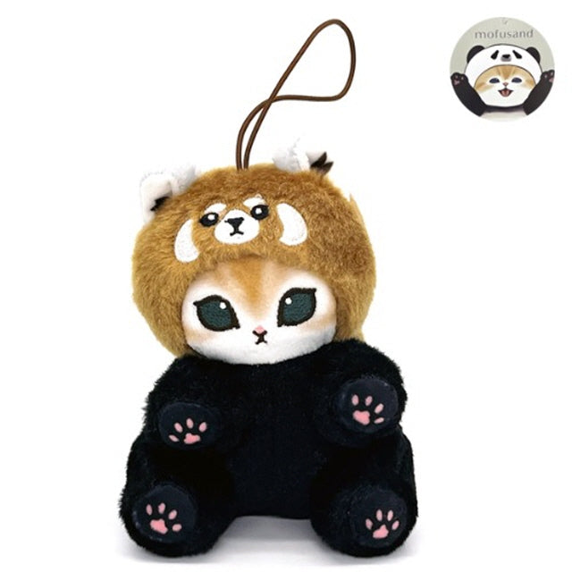 Mofusand Panda Cat Mascot Plush Doll Figure da Collezione Miniature