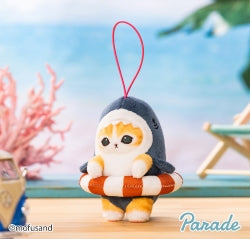 Mofusand Shark Orca Peluche Figure da Collezione Miniature