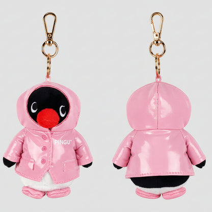Pingu Raincoat - peluche charm/portachiavi 10 cm