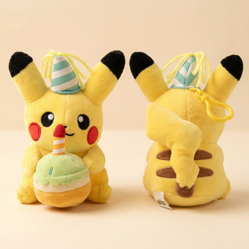Pokemon Torta Di Compleanno - peluche charm/portachiavi