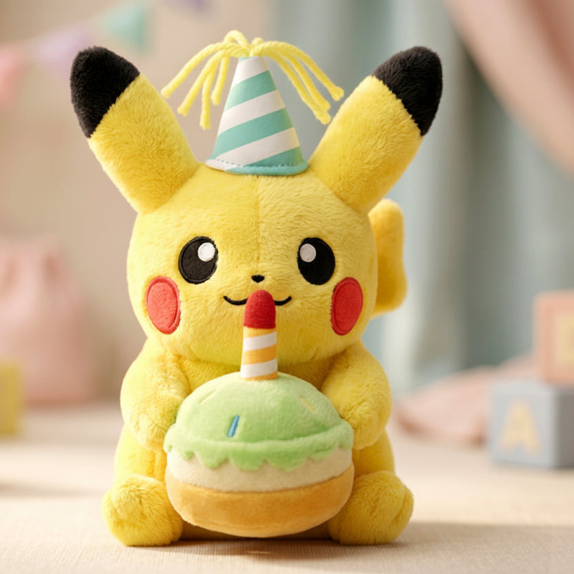 Pokemon Torta Di Compleanno - peluche charm/portachiavi