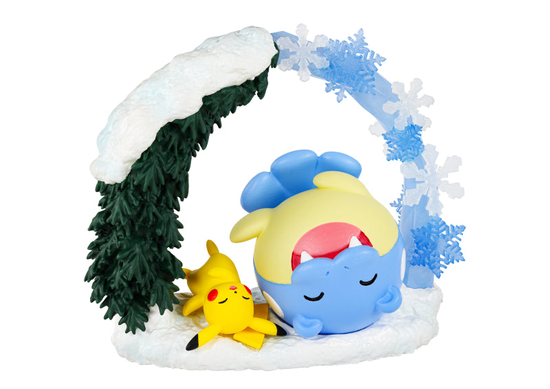 Adorabile Collezione Diorama Circolare Pokémon Re-Ment - Figure Dinamiche Dettagliate