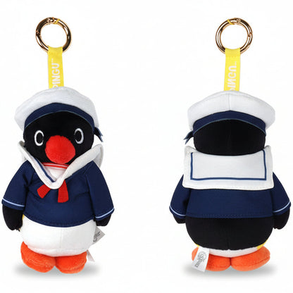 Pingu Marine Sailor - peluche charm/portachiavi 10 cm