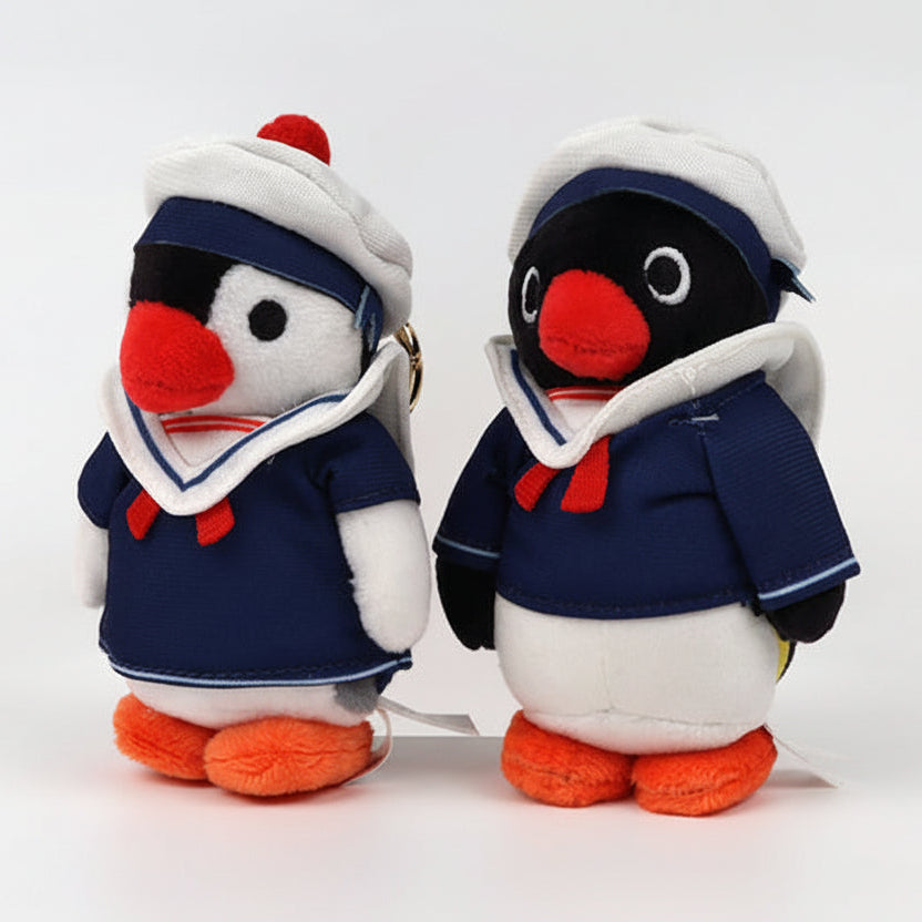 Pingu Marine Sailor - peluche charm/portachiavi 10 cm