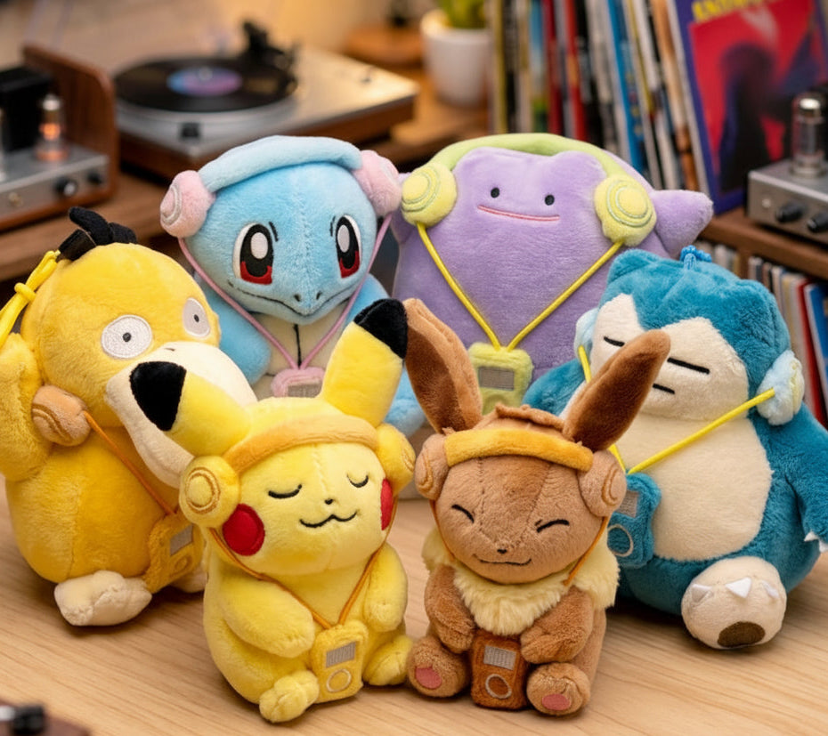 Pokemon Headset Bag Charm Peluche Figure da Collezione Miniature
