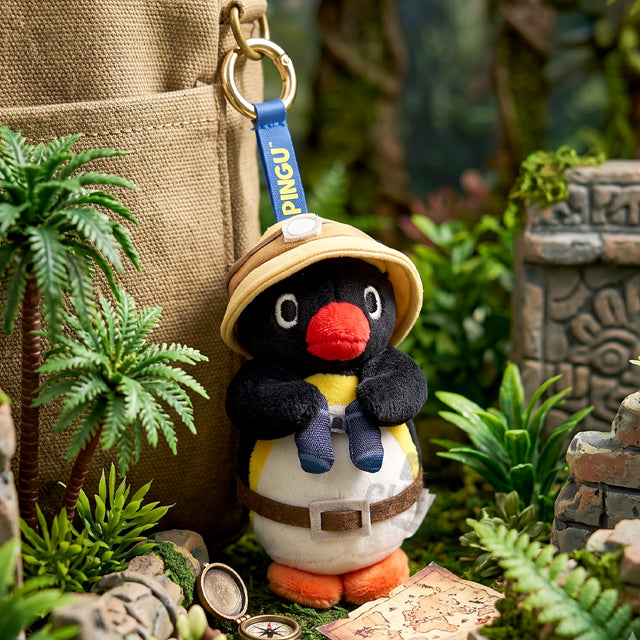 Pingu in the city - peluche charm/portachiavi 10 cm