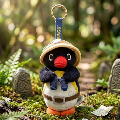 Pingu in the city - peluche charm/portachiavi 10 cm