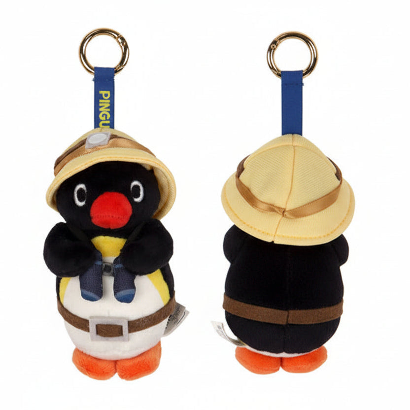 Pingu in the city - peluche charm/portachiavi 10 cm