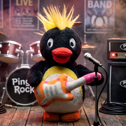 Pingu in the city - peluche charm/portachiavi 10 cm