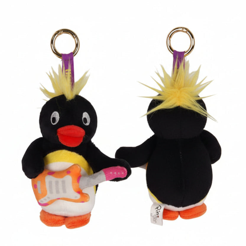 Pingu in the city - peluche charm/portachiavi 10 cm