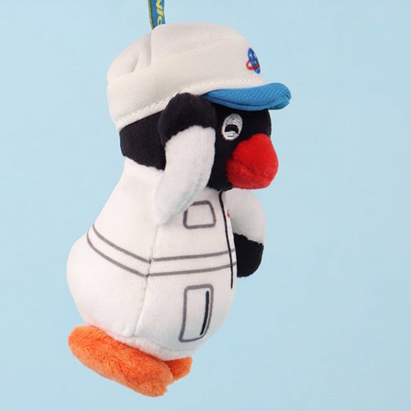 Pingu in the city - peluche charm/portachiavi 10 cm