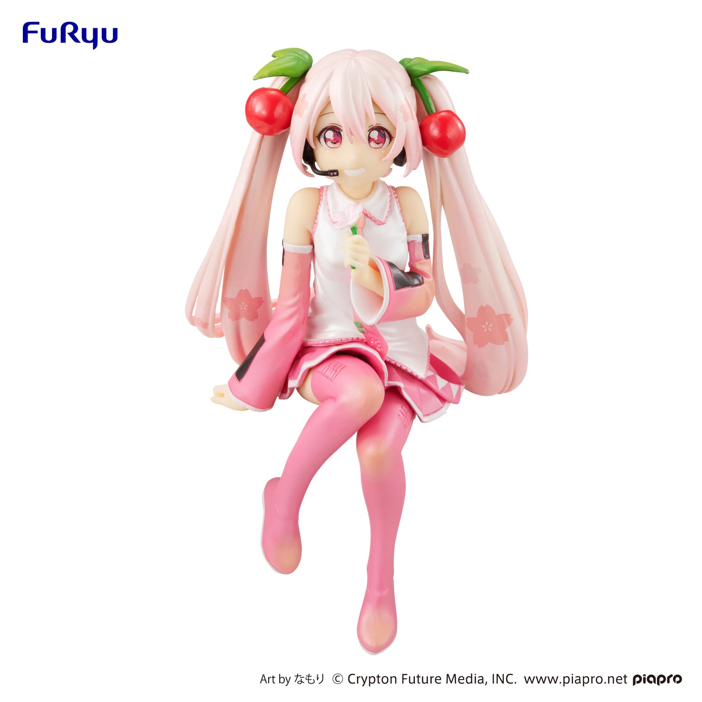 Hatsune Miku Noodle Stopper Figure - Sakura Miku 2022 Pearl Color
