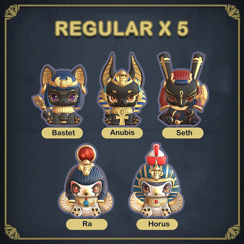 Aaru Garden Mitologia Antico Egitto Serie 1 Blind Box Figure Misteriose da Collezione