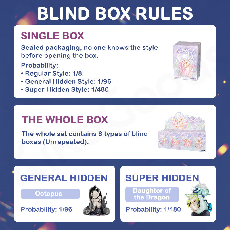 Scatola a Sorpresa Elfi Marini Addormentati 52Toys: Figure Misteriose Kawaii Collezionabili