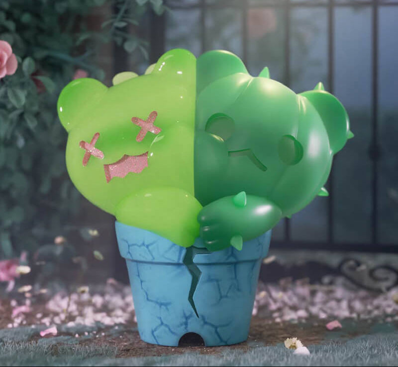 Shinwoo Baby Ghost Bear Secret Bear Garden Blind Box Figure da Collezione Misteriosa