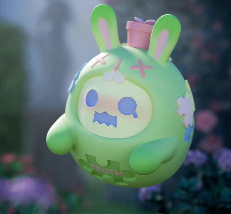 Shinwoo Baby Ghost Bear Secret Bear Garden Blind Box Figure da Collezione Misteriosa