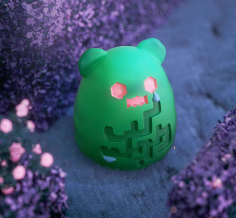 Shinwoo Baby Ghost Bear Secret Bear Garden Blind Box Figure da Collezione Misteriosa