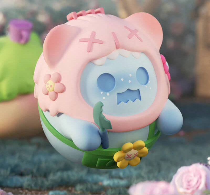 Shinwoo Baby Ghost Bear Secret Bear Garden Blind Box Figure da Collezione Misteriosa