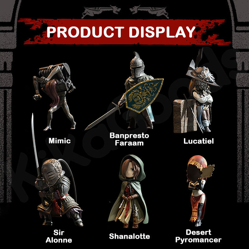 Dark Souls Serie 3 Blind Box: Statuette Misteriose da Collezione, Personaggi PVC/ABS